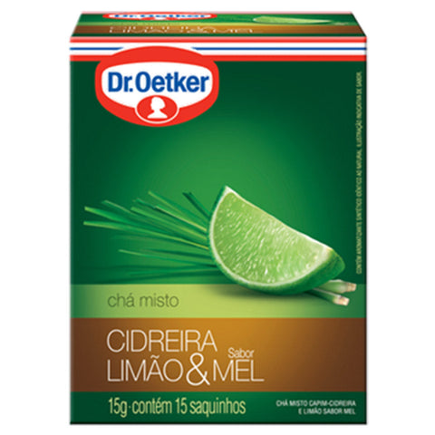 CHA DR OETKER MISTO CIDREIRA LIMAO MEL C/15 15G