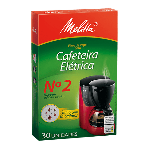 FILTRO DE PAPEL MELITTA CAFETEIRA MED N2 C/30.