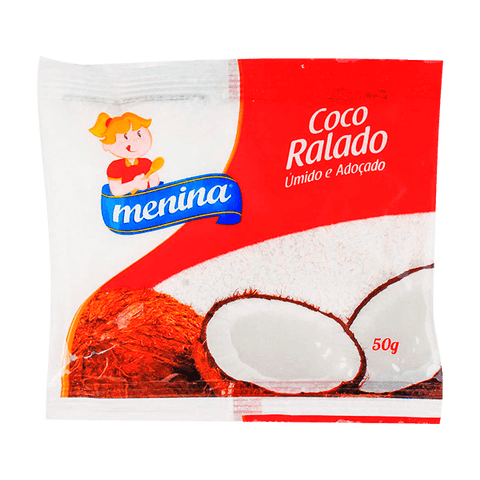 COCO RALADO MENINA UMIDO E ADOCADO 50g