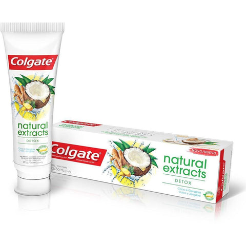 CREME DENTAL COLGATE NATURAL EXTRACTS COCO GENGIBRE DETOX 90g