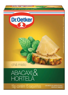 CHA DR OETKER ABACAXI/HORT C/15 15G