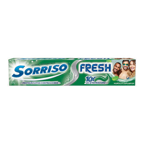 CREME DENTAL SORRISO FRESH PLUS HORTELA EXPLOSION 90G