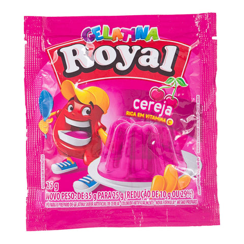 GELATINA ROYAL CEREJA 25g