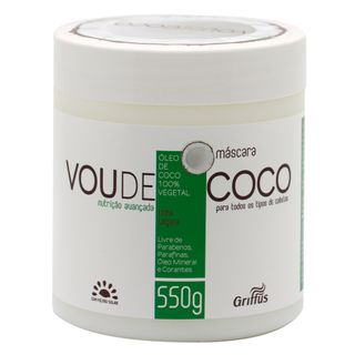 CREME TRATAMENTO GRIFFUS MASCARA VOU DE COCO 550g