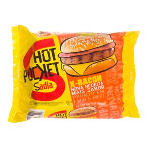 SANDUICHE SADIA HOT POCKET XBACON 145G
