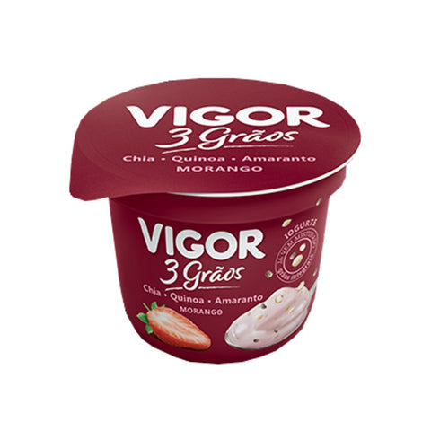 IOGURTE VIGOR VIV 3 GRAOS MORANGO 100g