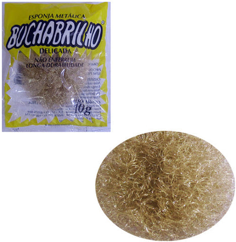 ESPONJA BUCHABRILHO METALICA DELICADA 10G