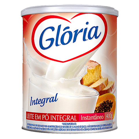 LEITE PO GLORIA INTEGRAL LT 400G