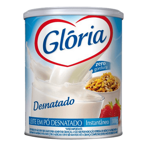 LEITE PO GLORIA DESNATADO  INSTANTANEO SH 300G