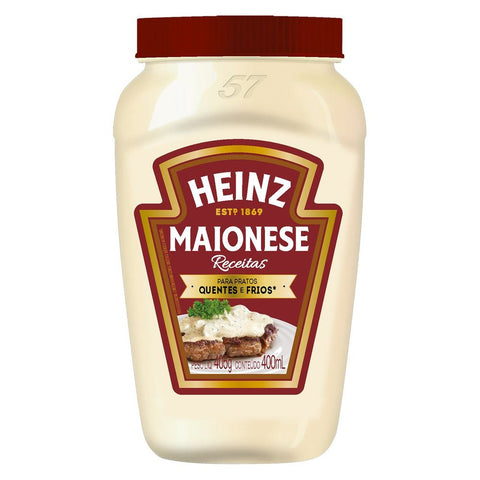 MAIONESE HEINZ RECEITAS 405g