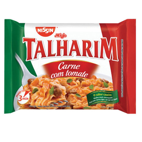 MASSA INSTANTÂNEA NISSIN TALHARIM CARNE TOMATE 99G