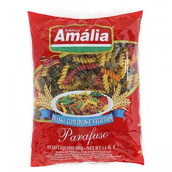 MASSA STA AMALIA OVOS PARAFUSO VEGETAIS 500g