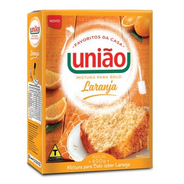 MISTURA BOLO UNIAO LARANJA 400g
