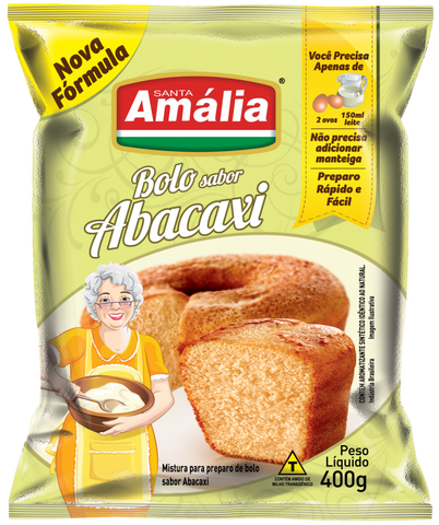 MISTURA BOLO STA AMALIA ABACAXI 400G