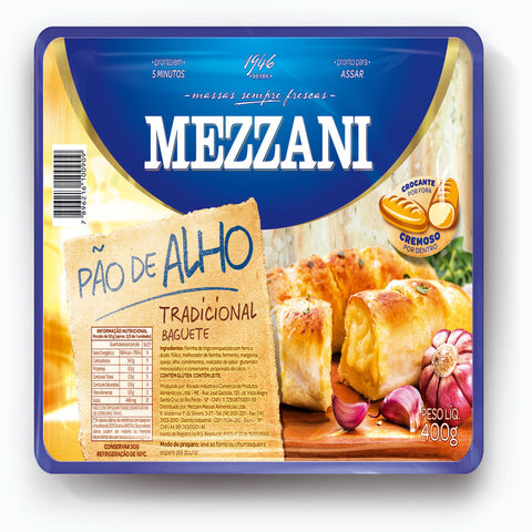 PAO DE ALHO MEZZANI TRADICIONAL 310G
