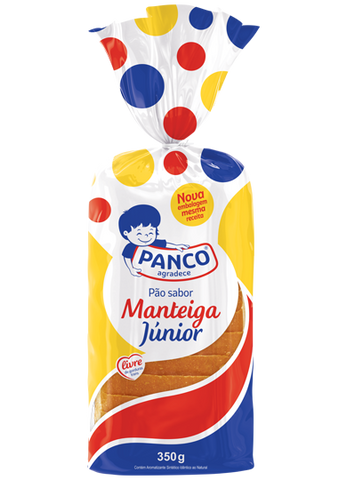 PAO PANCO FORMA MANTEIGA JUNIOR 350G
