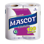 PAPEL TOALHA MASCOT FD C/2 120 FOLHAS