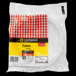 PRATO DESC COPOBRAS BRANCO 21CM C/10