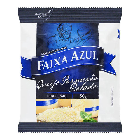 QUEIJO PARMESÃO FAIXA AZUL RALADO 50G