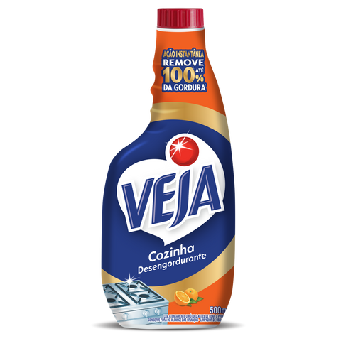 LIMPADOR VEJA COZINHA DESENGORDURANTE LARANJA RF 500ML