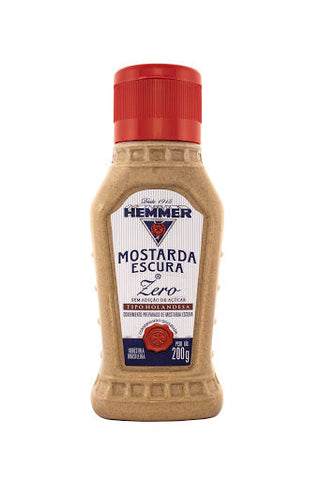 MOSTARDA HEMMER ESCURA ZERO 200G