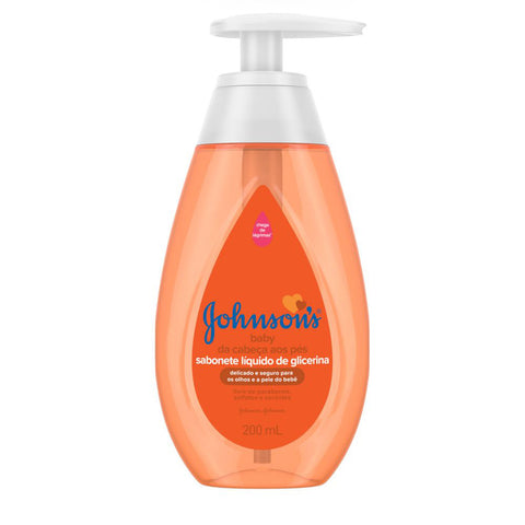 SABONETE LIQ JOHNSON BABY GLIC CA/PES 200ML