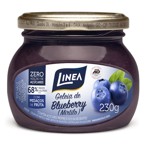 GELEIA LINEA ZERO BLUEBERRY 230g
