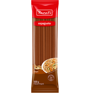 MASSA PARATI INTEGRAL ESPAGUETE 500G