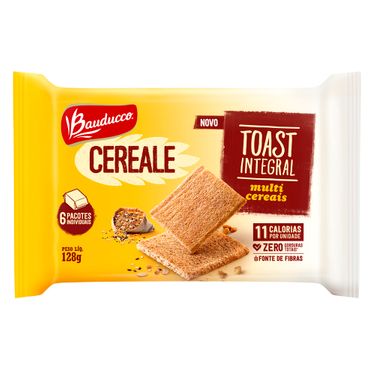 TORRADA BAUDUCCO CEREALE TOAST INTEGRAL MULTI CEREAIS 128g