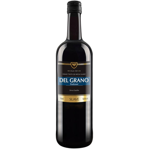 VINHO DEL GRANO TINTO SUAVE 750ml