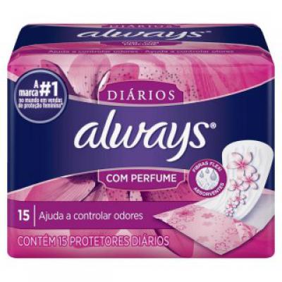 ABSORVENTE ALWAYS DIARIO PROMOÇAO C/15