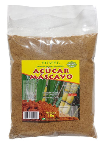 AÇUCAR MASCAVO FUMEL 1KG