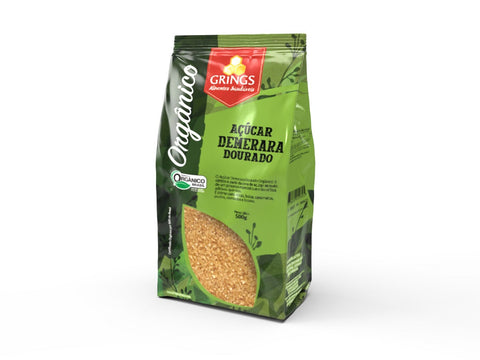 AÇUCAR DEMERARA GRINGS DOURADO 500g