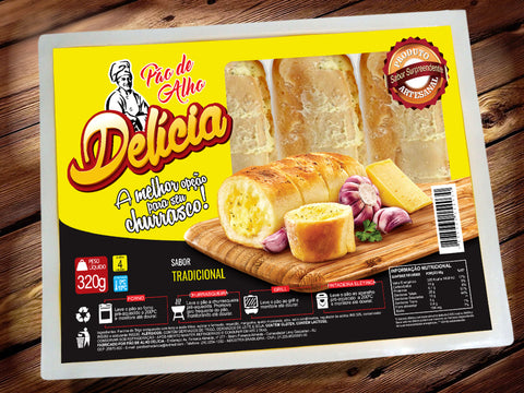 PAO DE ALHO DELICIA TRADICIONAL 320g