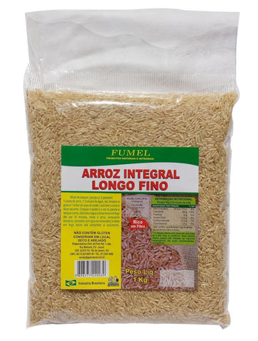 ARROZ FUMEL INTEGRAL LONGO FINO 1KG