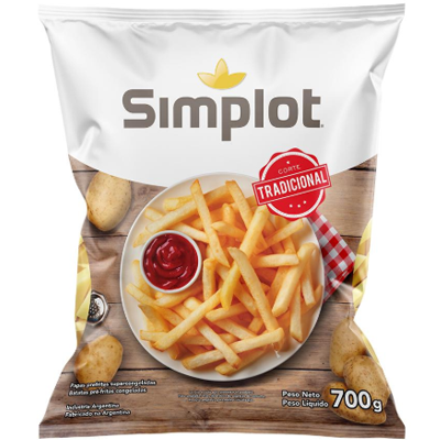 BATATA PRE FRITA SIMPLOT CHIPS 700g