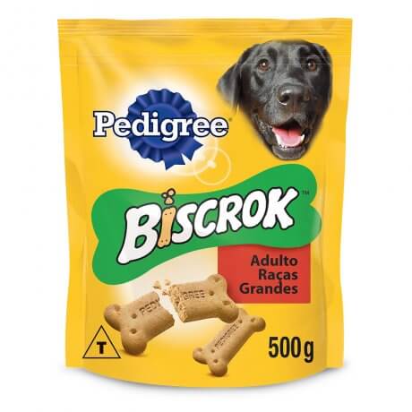 RACAO PEDIGREE BISCROK ADULTO RACAS GRANDES 500G