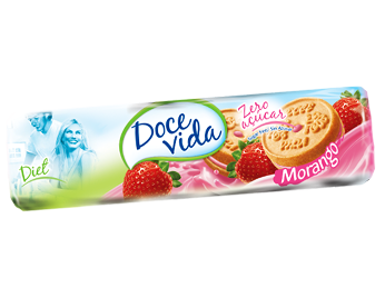 BISC DOCE VIDA DIET RECHEADO MORANGO 120G