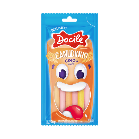 BALA DOCILE CANUDINHO GRECO IOGURTE 70g