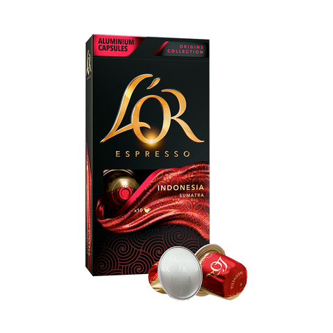 CAPSULA DE CAFE LOR ESPRESSO INDONESIA C/10 52g