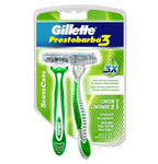 APARELHO GILLETTE PRESTOBARBA 3 SENSE CARE C/2