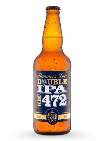CERVEJA HEMMER HBC 472 DOUBLE IPA 500ML