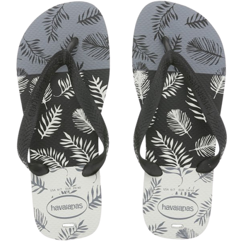 HAVAIANAS ALOHA BRANCO/BRANCO/PRETO 37/38