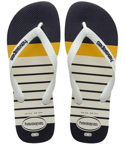 HAVAIANAS TOP NAUTICAL BRANCO/MARINHO/AMARELO 41/42