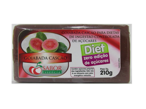 GOIABADA CASCAO SABOR ESSENCIAL DIET 210G