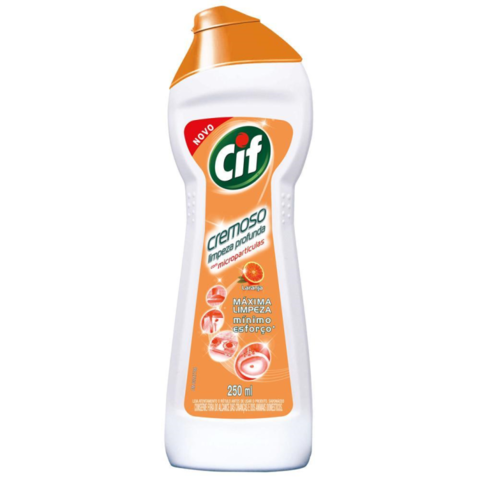 SAPONACEO CIF CREMOSO LARANJA 250ML