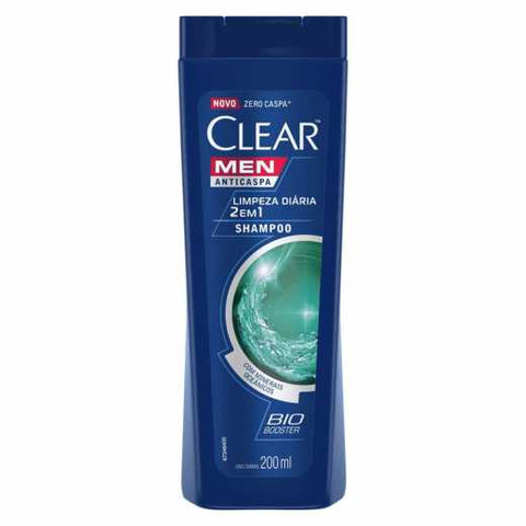 SHAMPOO CLEAR MEN LIMPEZA DIARIA 2EM1 200ML