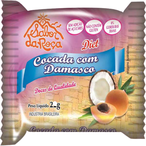 COCADA SABOR DA ROCA DIET DAMASCO 24g