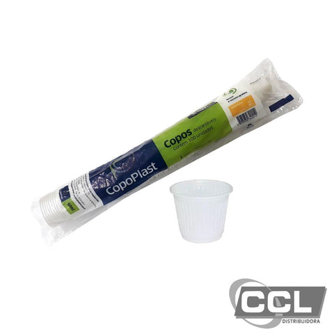 COPO DESC COPOPLAST BRANCO 50ml C/100