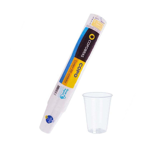 COPO DESC COPOBRAS PP TRANSP 200ML C/100